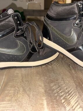 Nike Black Wedge High-Top Sneakers